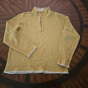 The Territory Ahead Men's Mustard Zip-Up Sweater XL